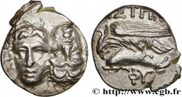 THRACE - ISTROS
Type : Drachme 
Date : c. 400-350 AC. 
Mint name / Town : Istros, Thrace 
Metal : silver 
Diameter : 17,5  mm
Orientation dies : 3  h....