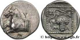 THRACE - MARONEIA
Type : Tetrobole 
Date : c. 398-387 AC. 
Mint name / Town : Thrace, Maronée 
Metal : silver 
Diameter : 16  mm
Orientation dies : 6 ...