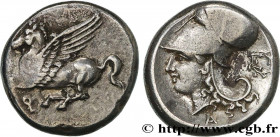 CORINTHIA - CORINTH
Type : Statère 
Date : c. 350-285 AC. 
Mint name / Town : Corinthe, Corinthie 
Metal : silver 
Diameter : 20  mm
Orientation dies ...