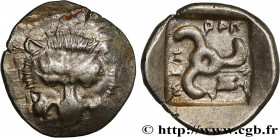 LYCIA - SATRAPS OF LYCIA - MITHRAPATA
Type : Diobole 
Date : c. 380 AC. 
Mint name / Town : Antiphellos, Lycie 
Metal : silver 
Diameter : 13,5  mm
Or...