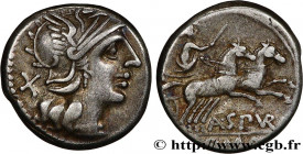 SPURILIA
Type : Denier 
Date : 139 AC. 
Mint name / Town : Rome 
Metal : silver 
Millesimal fineness : 950  ‰
Diameter : 17,5  mm
Orientation dies : 1...