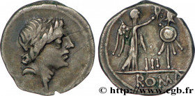 ROMAN REPUBLIC - ANONYMOUS
Type : Quinaire 
Date : 81 AC. 
Mint name / Town : Italie ou Gaule Cisalpine 
Metal : silver 
Millesimal fineness : 950  ‰
...