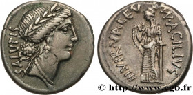 ACILIA
Type : Denier 
Date : 49 AC. 
Mint name / Town : Grèce ou Illyrie 
Metal : silver 
Millesimal fineness : 950  ‰
Diameter : 18  mm
Orientation d...