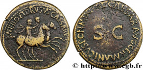NERO and DRUSUS CAESARS
Type : Dupondius 
Date : 40-41 
Mint name / Town : Rome 
Metal : copper 
Diameter : 29,5  mm
Orientation dies : 6  h.
Weight :...