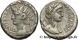 NERO
Type : Tétradrachme 
Date : an 14 
Mint name / Town : Alexandrie, Égypte 
Metal : billon 
Millesimal fineness : 150  ‰
Diameter : 25  mm
Orientat...