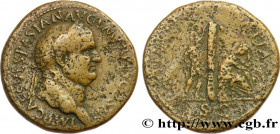 VESPASIAN
Type : Sesterce 
Date : 71 
Mint name / Town : Rome 
Metal : copper 
Diameter : 33  mm
Orientation dies : 6  h.
Weight : 24,74  g.
Rarity : ...