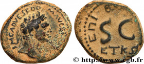 JUDAEA - AGRIPPA II
Type : Unité 
Date : an 35 
Mint name / Town : Samarie, Césarée Panias 
Metal : copper 
Diameter : 19  mm
Orientation dies : 6  h....
