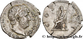 HADRIAN
Type : Denier 
Date : 128 
Mint name / Town : Rome 
Metal : silver 
Millesimal fineness : 900  ‰
Diameter : 18,5  mm
Orientation dies : 6  h.
...