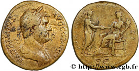 HADRIAN
Type : Sesterce 
Date : 134 
Mint name / Town : Rome 
Metal : copper 
Diameter : 32  mm
Orientation dies : 6  h.
Weight : 25,52  g.
Rarity : R...
