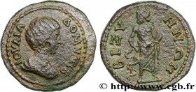 JULIA DOMNA
Type : Diassaria 
Date : c. 200 
Mint name / Town : Bizya, Thrace 
Metal : copper 
Diameter : 23  mm
Orientation dies : 6  h.
Weight : 8,8...