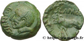 ANDECAVI (Area of Angers)
Type : Bronze TOGIANTO / SLAMB, classe II 
Date : c. 40 AC. 
Metal : bronze 
Diameter : 17  mm
Orientation dies : 11  h.
Wei...