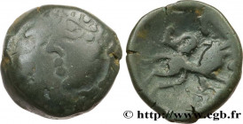 ANDECAVI (Area of Angers)
Type : Bronze VALETIA à la tête casquée et au lion 
Date : c.80-50 AC. 
Metal : bronze 
Diameter : 14,5  mm
Orientation dies...