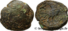 GALLIA BELGICA - BELLOVACI (Area of Beauvais)
Type : Bronze au coq, “type de Bracquemont”, revers inédit 
Date : c. 50-25 AC. 
Mint name / Town : Beau...