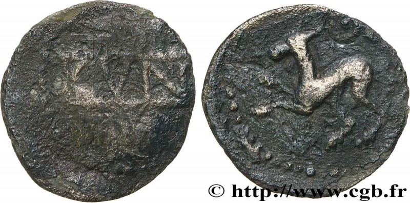 BRITTANY - CATUVELLAUNI and TRINOVANTES
Type : Denier, unité d’argent précoce 
D...