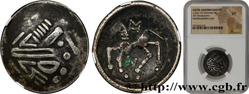 DANUBIAN CELTS - DACIA - MUNTENIA
Type : Tétradrachme 
Date : c. IIe-Ier siècles...