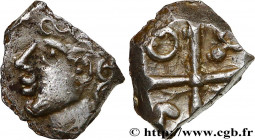 GALLIA - SOUTH WESTERN GAUL - SOTIATES (Area of Sos)
Type : Drachme "à la tête bouclée du Causé" 
Date : IIe-Ier siècles av. J.-C. 
Metal : silver 
Di...