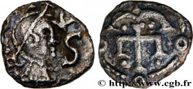 PARIS (PARISIUS)
Type : Denier à la croix ancrée 
Date : Début VIIIe siècle 
Date : c. 700-725 
Mint name / Town : Paris (75) 
Metal : silver 
Diamete...