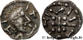 UNSPECIFIED MINT
Type : Denier 
Date : VIIIe siècle 
Date : s.d. 
Mint name / Town : Atelier indéterminé 
Metal : silver 
Diameter : 12,5  mm
Weight :...