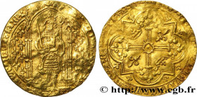 CHARLES V LE SAGE / THE WISE
Type : Franc à pied 
Date : 20/04/1365 
Date : n.d. 
Metal : gold 
Millesimal fineness : 1000  ‰
Diameter : 27  mm
Orient...
