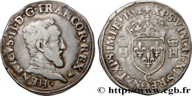 HENRY II
Type : Demi-teston à la tête nue, 1er type 
Date : 1552 
Mint name / Town : Saint-Lô 
Metal : silver 
Millesimal fineness : 898  ‰
Diameter :...
