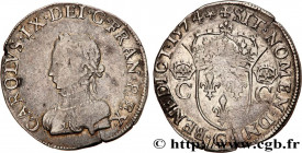 CHARLES IX
Type : Teston, 2e type 
Date : 1574 
Mint name / Town : Poitiers 
Quantity minted : 10098 
Metal : silver 
Millesimal fineness : 898  ‰
Dia...