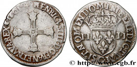 HENRY IV
Type : Quart d'écu, croix bâtonnée et couronnée de face 
Date : 1603 
Mint name / Town : Saint-Lô 
Quantity minted : 123606 
Metal : silver 
...