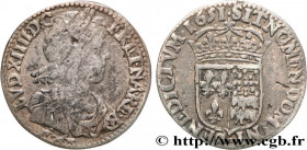 LOUIS XIV "THE SUN KING"
Type : Douzième d'écu à la mèche longue de Béarn 
Date : 1651 
Mint name / Town : Pau 
Metal : silver 
Millesimal fineness : ...