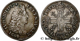 LOUIS XIV "THE SUN KING"
Type : Douzième d'écu aux huit L, 1er type 
Date : 1691 
Mint name / Town : Paris 
Quantity minted : 1212234 
Metal : silver ...
