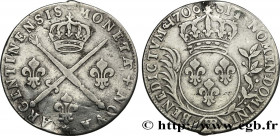 LOUIS XIV "THE SUN KING"
Type : Trente-trois sols aux insignes 
Date : 1706 
Mint name / Town : Strasbourg 
Quantity minted : 908423 
Metal : silver 
...