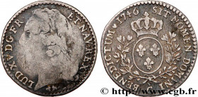 LOUIS XV THE BELOVED
Type : Dixième d'écu dit “au bandeau” 
Date : 1746 
Mint name / Town : Poitiers 
Quantity minted : 61550 
Metal : silver 
Millesi...