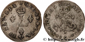 LOUIS XV THE BELOVED
Type : Double sol de billon 
Date : 1739 
Mint name / Town : Poitiers 
Quantity minted : 581336 
Metal : billon 
Millesimal finen...