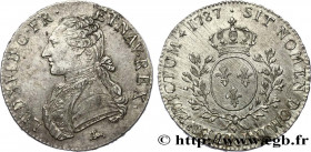 LOUIS XVI
Type : Écu dit “aux branches d'olivier” 
Date : 1787 
Mint name / Town : Orléans 
Quantity minted : 841843 
Metal : silver 
Millesimal finen...