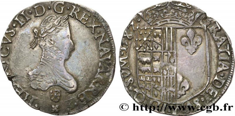 NAVARRE - KINGDOM OF NAVARRE - HENRY III
Type : Franc 
Date : 1582 
Mint name / ...