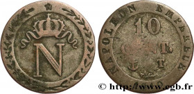 PREMIER EMPIRE / FIRST FRENCH EMPIRE
Type : 10 cent. à l'N couronnée 
Date : 1810 
Mint name / Town : Nantes 
Quantity minted : 103010 
Metal : billon...