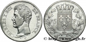 CHARLES X
Type : 5 francs Charles X, 1er type 
Date : 1826 
Mint name / Town : Toulouse 
Quantity minted : 669622 
Metal : silver 
Millesimal fineness...