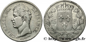 CHARLES X
Type : 5 francs Charles X, 2e type 
Date : 1828 
Mint name / Town : La Rochelle 
Quantity minted : 489884 
Metal : silver 
Millesimal finene...
