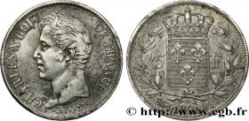 CHARLES X
Type : 5 francs Charles X, 2e type 
Date : 1828 
Mint name / Town : Nantes 
Quantity minted : 931.850 
Metal : silver 
Diameter : 37  mm
Ori...