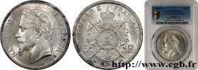 SECOND EMPIRE
Type : 5 francs Napoléon III, tête laurée 
Date : 1869 
Mint name / Town : Paris 
Quantity minted : 6420459 
Metal : silver 
Millesimal ...