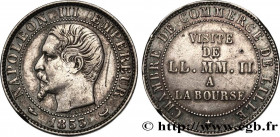 SECOND EMPIRE
Type : Module cinq centimes argent, visite impériale à Lille les 23 et 24 septembre 
Date : 1853 
Mint name / Town : Lille 
Metal : silv...