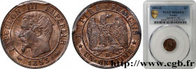 SECOND EMPIRE
Type : Un centime Napoléon III, tête nue 
Date : 1853 
Mint name / Town : Lyon 
Quantity minted : 998049 
Metal : bronze 
Diameter : 15 ...