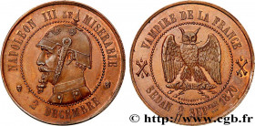 SATIRICAL COINS - 1870 WAR AND BATTLE OF SEDAN
Type : Médaille satirique Cu 33, type F “Au hibou” 
Date : 1870 
Quantity minted : --- 
Metal : bronze ...
