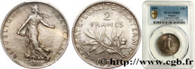 III REPUBLIC
Type : 2 francs Semeuse 
Date : 1898 
Quantity minted : 5.000.000 
Metal : silver 
Millesimal fineness : 835  ‰
Diameter : 27  mm
Orienta...