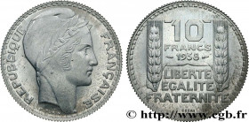 FRENCH STATE
Type : Essai de 10 Francs TURIN en aluminium, tranche striée, poids lourd 
Date : 1938 
Mint name / Town : Paris 
Quantity minted : --- 
...