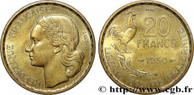 IV REPUBLIC
Type : Essai de 20 francs G. Guiraud 
Date : 1950 
Mint name / Town : Paris 
Quantity minted : 1.700 
Metal : bronze-aluminium 
Diameter :...