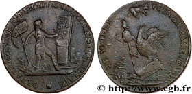 FRENCH CONSTITUTION - NATIONAL ASSEMBLY
Type : Médaille de Palloy, Constitution en l’honneur des Jacobins 
Date : (1791/1792) 
Metal : bronze 
Diamete...