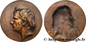 WRITERS - POETS
Type : Fonte, Victor Cousin par David d’Anger 
Date : 1829 
Metal : bronze 
Diameter : 133  mm
Engraver : David d’Angers (1788-1856) 
...