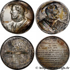 LOUIS-PHILIPPE I
Type : Médaille, François Ier, lot de 2 tirages unifaces incus 
Date : n.d. 
Metal : silver plated copper 
Diameter : 50,5  mm
Edge :...