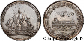 LOUIS-PHILIPPE I
Type : Médaille, Chemin de fer de Marseille à Avignon 
Date : 1843 
Metal : silver 
Diameter : 41  mm
Engraver : Jean-Louis Brémond (...