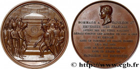 SECOND EMPIRE
Type : Médaille, Hommage à Napoléon Ier offert par ses vieux soldats 
Date : 1853 
Metal : copper 
Diameter : 50,5  mm
Weight : 67,85  g...