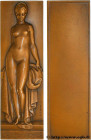 III REPUBLIC
Type : Plaquette, La baigneuse par Pierre Turin 
Date : n.d. 
Metal : bronze 
Diameter : 101  mm
Engraver : Pierre-AlexandreTurin (1891-1...